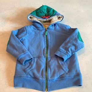 Mini Biden 6-7 Year Dragon Zip-up Sweatshirt